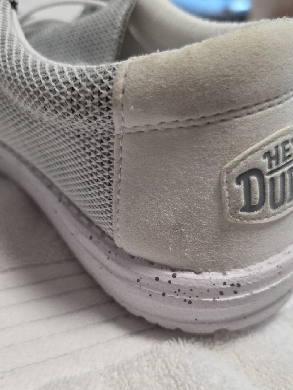 Hey Dude Wally Sox Stone White Slip-On Loafers Men's Size 11 - Picture 15 of 16